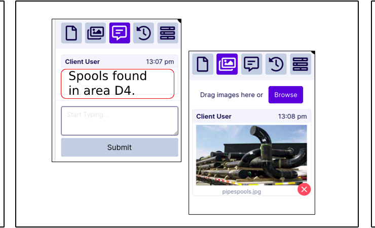 example of user changing scope status from in progress to complete